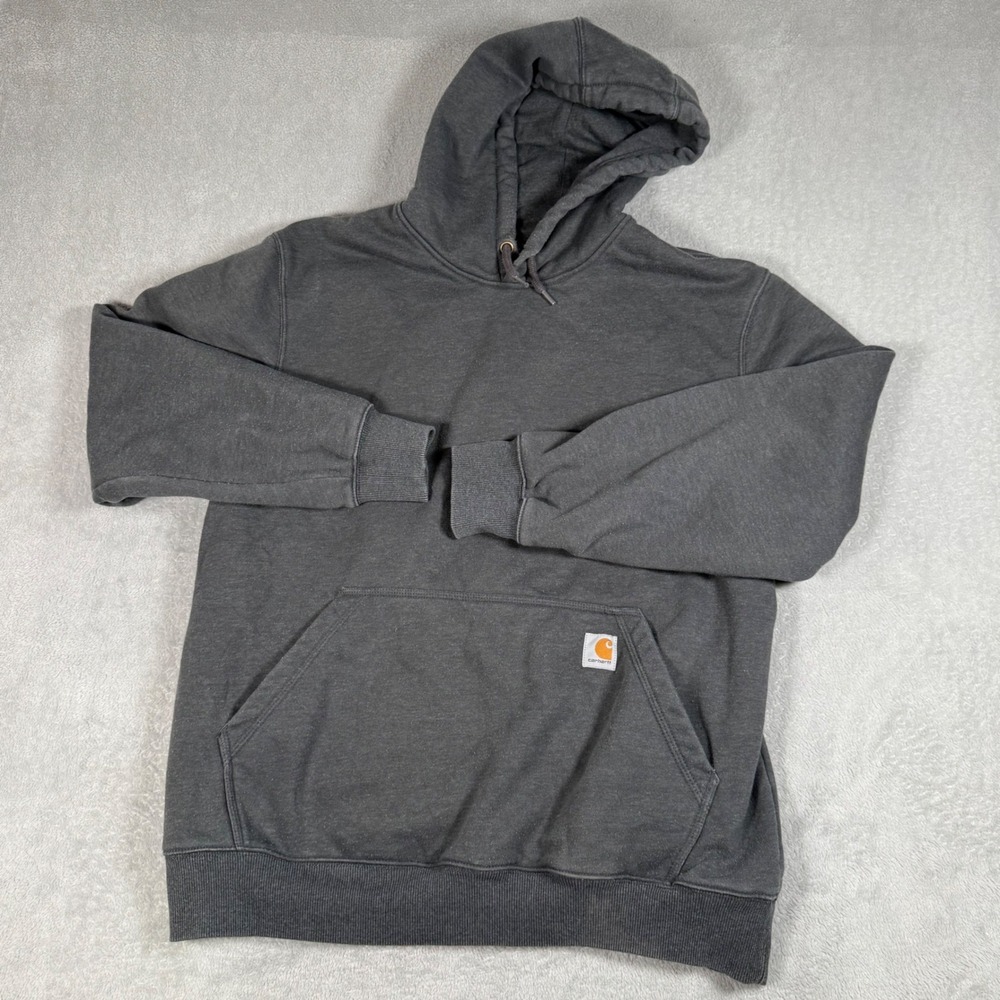 Carhartt Hoodie Mens Large Gray Rain Defender Loose Fit TS0615-M Sweatshirt